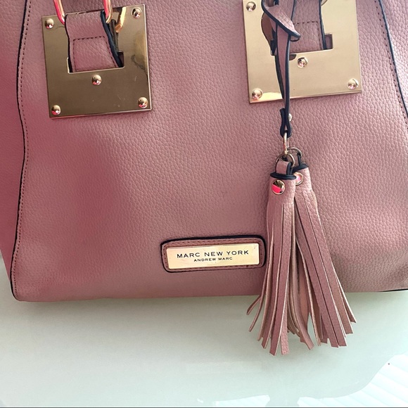 Marc New York | Andrew Marc Blush Pink Union Satchel - Picture 4 of 7